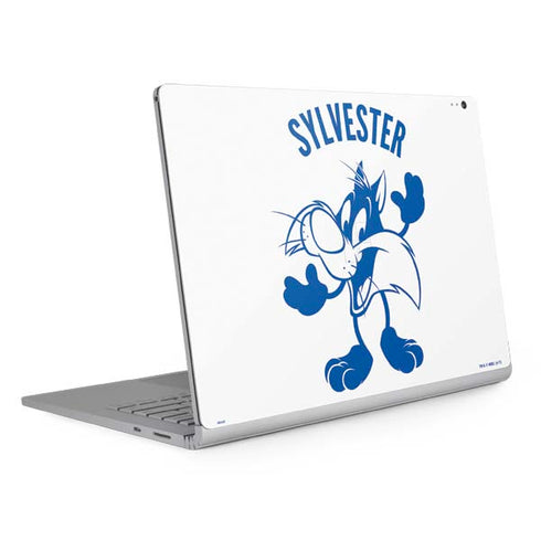 Looney Tunes Sylvester the Cat Big Head Surface Book 2 13.5in Skin